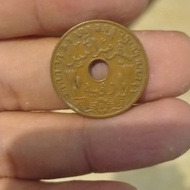 uang 1 cent hindia belanda tahun 1936