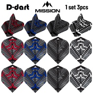 Mission Dart Flights - STANDARD Mission Vex 100 Micron Darts Flight (SAYAP ARROW)