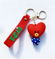 New BT21 Koya RJ Shooky Cooky Tata Chimmy Mang Keychain Creative High-quality Anime Cartoon Figure M
