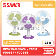 Sanex Kipas Angin Meja / Desk Fan 8 Inch / 8" / 20 cm FD 0888 / FD-0888 / FD0888 / FD-0887 / FD 0887