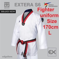 MOOTO EXTERA S6 Uniform Poom V NECK L 170cm WT (World Taekwondo) Fighter Dobok L
