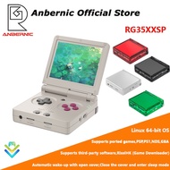 ANBERNIC RG35XXSP flip game console, 3.5-inch screen, Linux system, Hall magnetic switch, supports 2