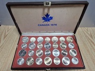 加拿大 1976 年蒙特婁奥運會紀念銀幣一套裝
