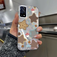 Casing hp For OPPO A55 4G A55 5G A55s 5G A56 5G Case Pattern Casing DottedBINTANG Transparent Tulle 