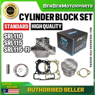 YAMAHA SRL110 SRL115 SRL115-FI CYLINDER BLOCK SET ASSY STANDARD BLOK SET PISTON RING PIN GASKET LAGE