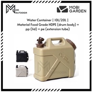 Mobi Garden Water Container 20L Portable Water Tank Outdoor Camping Water Tank Drinking Water Dispen