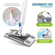 BOOMJOY.SG N6 Non-woven Disposable Cloth Dust Cleaning Flat and Spray Mop