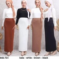 Ready ☆ (1Kg Isi 6) Rok Span Maxi Panjang