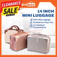 14 Inch Mini Suitcase Hand Carry Luggage Mini Luggage Bag Travel Small Luggage Bag Travel Cosmetic B