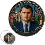 Syiling Peringatan Charlie Kirk Kenangan Charlie Kirk (2PCS)