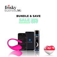 Bundle and Save - Lovense Lush 3 APP Prostate Vibrator + Pjur 100 ml Lubricant, Adult Men Sex Toys