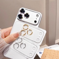 2026 New CD‑Pattern Full Cover Camera Lens Protector Clear Transparent 9H Tempered Glass Anti‑Scratc