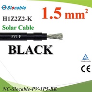 NC (Specify Quantity) Solar Wire PV1 H1Z2Z2-K 1x1.5 Sq.mm. DC Cable Cell Black..