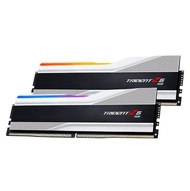 32GB (16GBx2) DDR5 5600MHz RAM (หน่วยความจำ) G.SKILL TRIDENT Z5 RGB (INTEL XMP) (METALLIC SILVER) (F5-5600J2834F16GX2-TZ5RS)