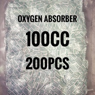 Oxygen Absorber 100cc x 200pcs [Free Ziplock Bag]