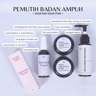 PAKET PEMUTIH BADAN CEPAT 7 Hari Handbody Body Lotion Bibit Pemutih Ampuh HB Whitening Perawatan Tub