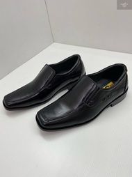 รองเท้าหนังคัชชู ผู้ชาย สีดำ AGFASA รุ่น8003 งานดี หนังแท้ การันตี ทรงสวยใส่ทน size 37-46