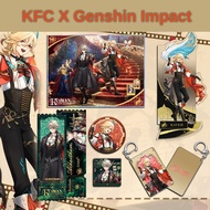 2025 Genshin Impact x KFC Collaboration Merchandise: Kaveh Alhaitham Tri - insert Standing Plates, Q