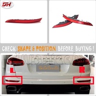 958945701 958945702 Car Side Rear Bumper Fog Reflectors for 2015-2017 Cayenne 92A 958.2 Basic Turbo 