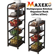 MAXEKO D40067 (4/5 Tiers) Kitchen Rack Kitchen Shelf Kitchen Organizer Kitchen Space Saver Kitchen Furniture