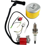 GX390 GX340 Ignition Coil Assembly for Honda & Clones Predator 420cc with Air filter for Honda 17210