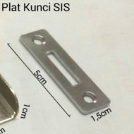 Plat Lubang Kunci SIS Laci Lemari Kunci Mekar Sliding / Geser