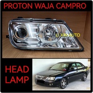 PROTON WAJA CAMPRO 2006 HEAD LAMP HEAD LIGHT ( CHROME BASE ) LAMPU BESAR DEPAN KERETA WAJA CAMPRO