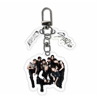 GANTUNGAN Acrylic Keyring 3 Pendulum Stray Kids Kpop Giant Stay Felix Hyunjin Bangchan I.N Keychain 