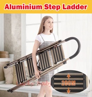 【Aluminium Alloy Ladder】Stool Step Foldable Ladder/ Stepsfitted anti-slip pad on each steps.