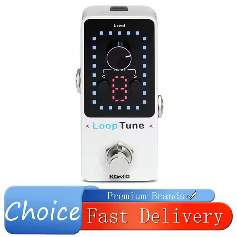 KOKKO Loop Tune Electric Guitarra Effect Pedal Floor Recording Looper Effect W/Built-in Tuner Option