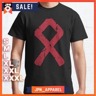 Othala Odal Norse Elder Futhark Viking Rune Red Distresse Premium T-Shirt