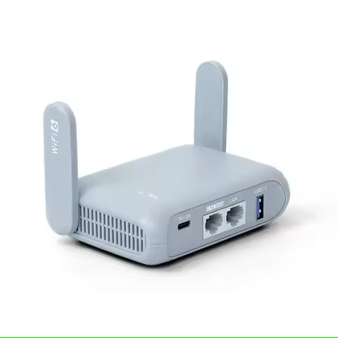 GL.iNet GL-MT3000 (Beryl AX) Wi-Fi 6 Wireless Travel Gigabit Router, Connect Public & Hotel Wi-Fi, C