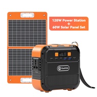 120W 98Wh | Flashfish Solar Power Station Laptop Powerbank Solar Power bank Camping Battery