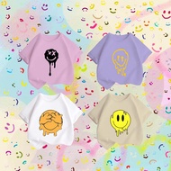 rb6t1fu3ynThanyaggh Oversized Shirt Soft T-Shirt Smiley Face 1 Cotton 5 Colors T100