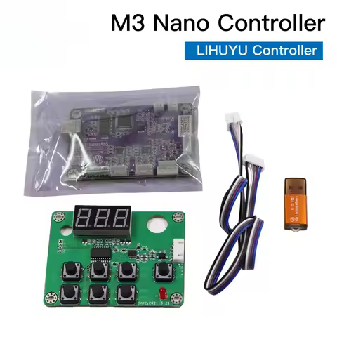 LIHUIYU M3 PLUS Nano Main Motherboard Laser Controller System for CO2 Engraver Cutter K40 3020 4030
