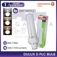 OSRAM Dulux D PLC Type Bulb 18W / 26W PLC Bulb Energy Saving Bulb Daylight / Coolwhite / Warmwhite M