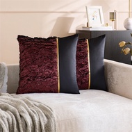 30x50/40x40cm/45x45/50x50cm French Light Luxury Throw Pillow Cover Retro Cushion Cover Hot Stampin