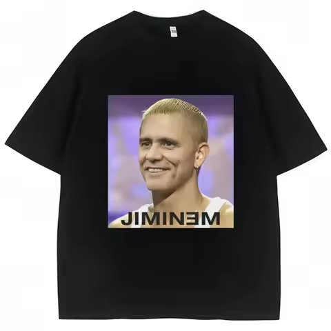 Funny Jiminem Graphic T Shirt Humor Eminem Creativity Popular Tee Shirt Men Women Summer Breathable 