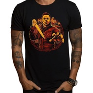 Michael Meyers DEAD BY DAYLIGHT Horror Movie T-Shirt Classic Character Round Neck For Men Best Selle