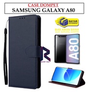 HP FLIP COVER SAMSUNG GALAXY A80 FLIP WALLET LEATHER PREMIUM LEATHER OPEN-CLOSE CASE FLIP CASE SAMSU