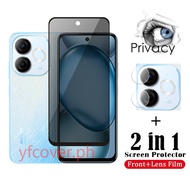 Itel A80 Privacy Tempered Glass For Itel P65 A06 A50c RS4 P55 5G 4G P55 Plus P55+ 4G P55T P55 T A70 