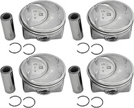 STD Engine Piston & Snap Rings Set Fits for G4KH 2.0L Turbo Engine 2011-2015 Kia Optima/Sportage 201