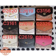 FY6 Coach new short wallet women fashion tri-fold wallet in stock 2620 2619 3156 3161 2329