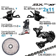 ☬Shimano SLX DEORE XT M7000 2x11v Groupset 2x11speed with Shifter and Front Rear Derailleur M800 4☄