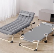 【包送貨】全新摺疊床 FoldingBed 可調節單人床午休床摺床工人床 尼龍床 免安裝 即到即用  (Free delivery)