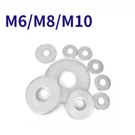 Galvanized Flat Washer Round Washer Ultra-Thin Metal Screw Washer M6/M8/M10 [WJX-G]
