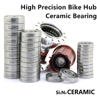 Road Bike Mountain Bike Hub Ceramic Bearing for QR Quick Release Thru Axle Hubs Light Lubricant 6802