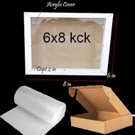 🤩Frame Mas kahwin/Ada Cermin dan Stand belakang/6x8x2inch