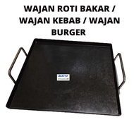 / TOAST PAN / BURGER PAN / KEBAB PAN BLACK PLATE PAN