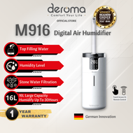 Deroma M916 Industrial / Commercial Use Air Humidifier 16L Big Capacity Tank Fill Water From Top With UV Sterilization